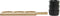 Snackdienblad DKD Home Decor 4 Onderdelen Natuurlijk Zwart Acacia Keramiek (38 x 10 x 5,2 cm)