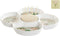 Snackdienblad DKD Home Decor Groen 22 x 22 x 3 cm Keramiek