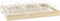 Snackdienblad DKD Home Decor Kristal Natuurlijk Bamboe (32 x 21 x 6 cm) (280 ml)