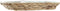 Snackdienblad DKD Home Decor Kristal Natuurlijk Transparant Vezel (38 x 25 x 4 cm)