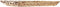 Snackdienblad DKD Home Decor Kristal Natuurlijk Transparant Vezel (42 x 20 x 3,5 cm)