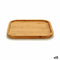 Snackdienblad Kinvara JWKW-3710 Bruin Vierkant 20 x 1,5 x 20 cm (12 Stuks)