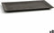 Snackdienblad Quid Mineral Gres Zwart Keramisch 15 x 30 cm (8 Stuks)