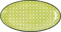 Snackdienblad Quid Pippa Ovalen Keramisch Multicolour (21 cm) (8 Stuks)