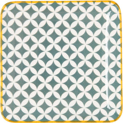 Snackdienblad Quid Pippa Vierkant Keramisch Multicolour (15,5 x 15,5 cm) (8 Stuks)