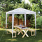 vidaXL - Partytent - 2x2 - m - wit