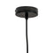 Miles - Zwarte metalen hanger - Moderne uitstraling