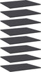 vidaXL - Wandschappen - 8 - st - 60x50x1,5 - cm - bewerkt - hout - grijs