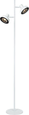 Lucide SENSAS - Vloerlamp - 2xGU10 - Draaibaar en kantelbaar - Wit