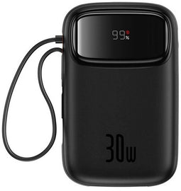 Baseus QPow 2 - Powerbank 10000mAh 30W - 2x USB-C - Zwart