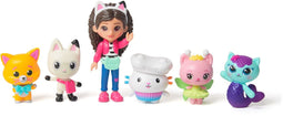 Spin Master Gabby's Poppenhuis - Actiefiguren-set - met Gabby en 6 kattenfiguren