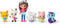 Spin Master Gabby's Poppenhuis - Actiefiguren-set - met Gabby en 6 kattenfiguren