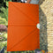 Terrasscherm inklapbaar 300x200 cm terracottakleurig