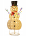 Sneeuwman Kerst Ornament 180 cm LED Op Standaard Decoratie Ornament