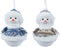 Sneeuwpop polyester d8h12 cm a2 kerst