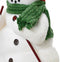 Sneeuwpop polyester l20b25h26 cm wit