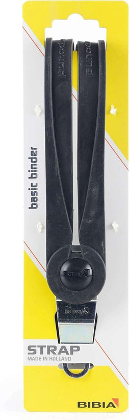Snelbinder Bibia Basic TGS 12mm rubber met knop en asplaat (op kaart)