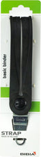 Snelbinder Bibia Basic TGS 12mm rubber met knop en asplaat (op kaart)