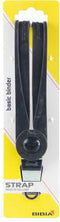 Snelbinder Bibia Basic TGS 12mm rubber met knop en asplaat (op kaart)