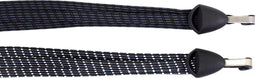 Snelbinder Trio Bibia met RVS haak - zwart/wit/grijs