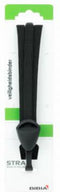 Snelbinder Trio Widek All-Black met zwarte rvs-haken en 3 binders - zwart (op kaart)