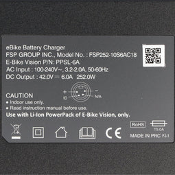 Snellader alleen geschikt voor onze Bosch Active en Performance 36 volt oplaadbare batterijen