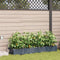 vidaXL - Tuinbakken - met - Waterirrigatiesysteem - 4 - stuks - Lichtgrijs