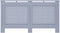 vidaXL Radiatorombouw 152x19x81 cm MDF antraciet
