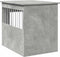 vidaXL - Hondenbench - 55x75x65 - cm - bewerkt - hout - betongrijs