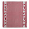 DDDDD Dutchie - Theedoek - Set van 6 - Geruit - Rood - 60x65 cm (6 stuks)