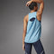 adidas 3 Bar Logo - Tank Sporttop Dames - Lichtgewicht en zacht - Blauw (XS)