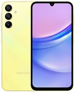Samsung Galaxy A15 - Smartphone - 4GB RAM - 128GB opslag - Geel