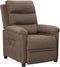 vidaXL Fauteuil verstelbaar stof taupe