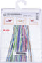 Thea Gouverneur - Borduurpakket met telpatroon - 438A - Voorgesorteerde DMC Garens - Vlinder Clematis - Aida - 29 cm x 18 cm - DIY Kit