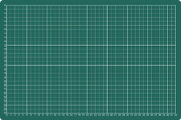 Snijmat A3 450X300mm groen