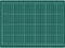 Snijmat A4 300x220mm groen