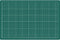 Snijmat Rillstab A3 - 450X300mm - Uniek zelf-herstellend materiaal - Groen - 3-laags