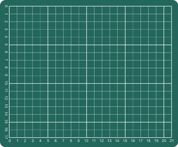 Snijmat Rillstab A5 - 220 x 153 mm - Uniek zelf-herstellend materiaal - Groen - 3-laags