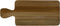 Snijplank - 60x20x1.5 - Naturel - teak