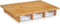 Snijplank Bruin Transparant Bamboe 40 x 6 x 28 cm