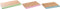 Snijplank DKD Home Decor 33,5 x 22,4 x 1,2 cm Blauw Roze Groen