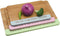 Snijplank DKD Home Decor 33,5 x 22,4 x 1,2 cm Blauw Roze Groen