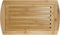 Snijplank DKD Home Decor Natuurlijk Bamboe 36 x 21 x 2 cm