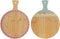 Snijplank DKD Home Decor Tropisch Bamboe (30 x 40 x 1 cm)