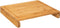 Snijplank rechthoek met opvangbak 35 x 28 cm van bamboe hout - Serveerplank - Broodplank