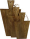 Snijplanken - Naturel - Mangohout - Set van 3