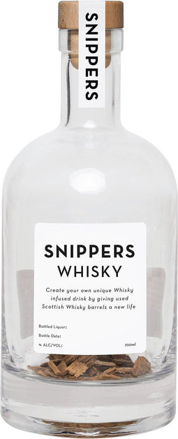 Snippers Originals - Whisky - DIY Barrel-aged Whisky - Maak zelf je eigen drank - Cadeautje voor mannen - Cadeau voor Kerst - 700ml