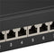 Goobay 93793 - Patch Panel CAT6 - 10'' 1U 12 poorten afgeschermd