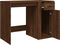 vidaXL - Bureau - 100x49x75 - cm - bewerkt - hout - bruin - eikenkleur
