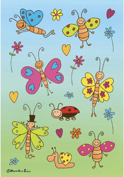 Etiket HERMA 3303 fladerende vlinders - 10 stuks